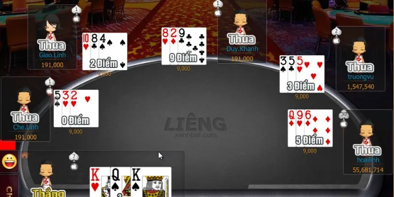 Quy tắc chơi liêng đỉnh cao thắng khủng nhất